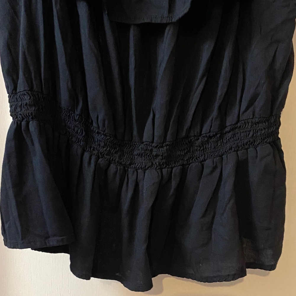 Old Navy Black Off-Shoulder Blouse size XL - Picture 3 of 5